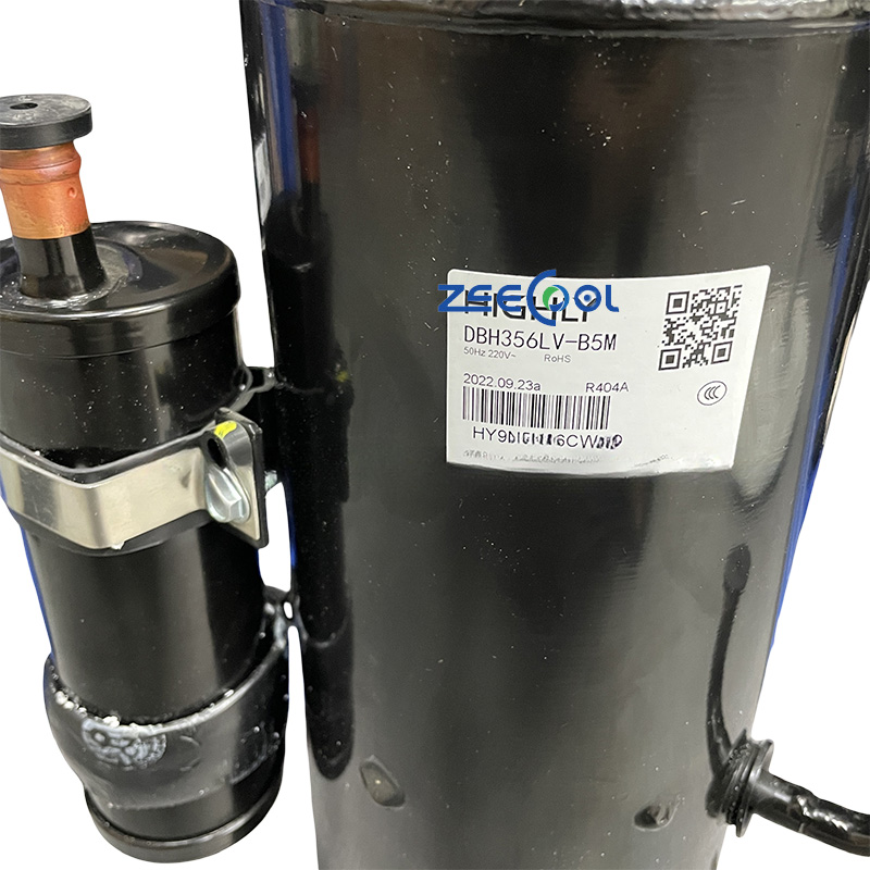 HIGHLY Rotary Compressor DBH356LV-B5M 220V 50Hz R404A Refrigeration for Commercial Refrigerated Cabinet and Cold Storage