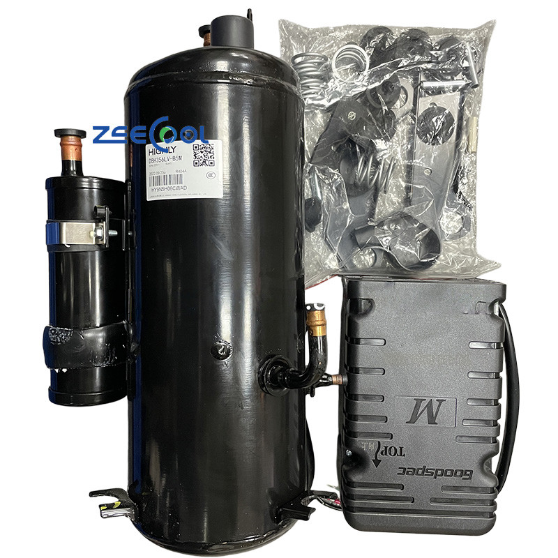 3 HIGHLY Rotary Compressor DBH356LV-B5M 220V 50Hz R404A Refrigeration for Commercial Refrigerated Cabinet and Cold Storage
