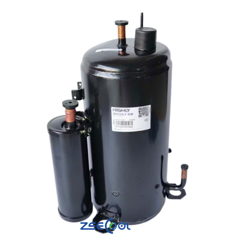 HIGHLY Horizontal Compressor DDL211SV-B5M DDL211SX-B5M DDL160SX-B5M DDH307LV-B5M DDH356LV-B5M Air Conditioner R404 220V Refrigeration Compressor