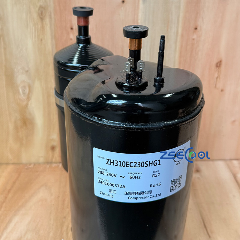 JH Rotary Refrigeration Compressor ZH310EC230SHG1 R22 208-230V 60Hz Air Conditioner & Heat Pump