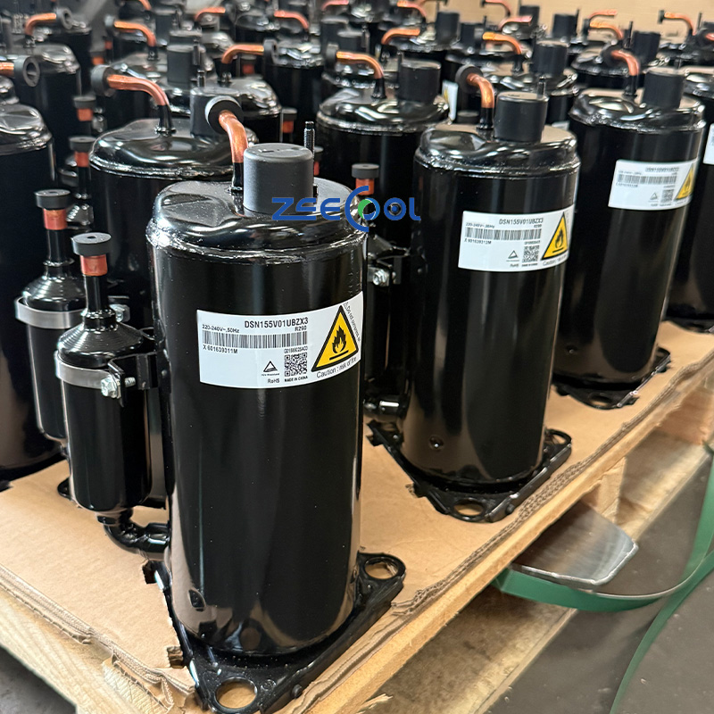 GMCC Rotary Compressor DSN155V01UBZX3 DSN165V01UBZX3 air Conditioning Compressor Heat Pump Water Heater Compressor R290