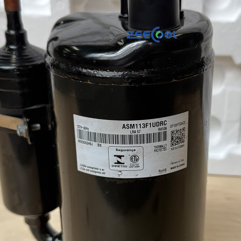 GMCC Rotary Compressor Refrigeration Compressor ASM106V2UDZB ASM113F1UDRC ASM145V01VDZ for Air Conditioning Systems Heat Pump Water Heater