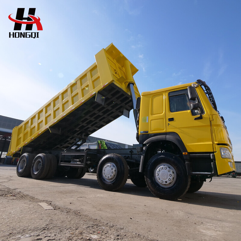 SINOTRUK HOWO 375HP 8x4 12 wheels Dump Truck Loading 50 tons Dump Truck