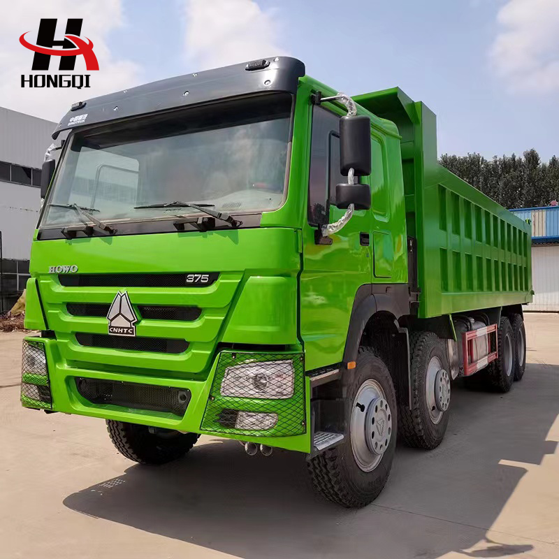 SINOTRUK HOWO 375HP 8x4 12 wheels Dump Truck Loading 50 tons Dump Truck