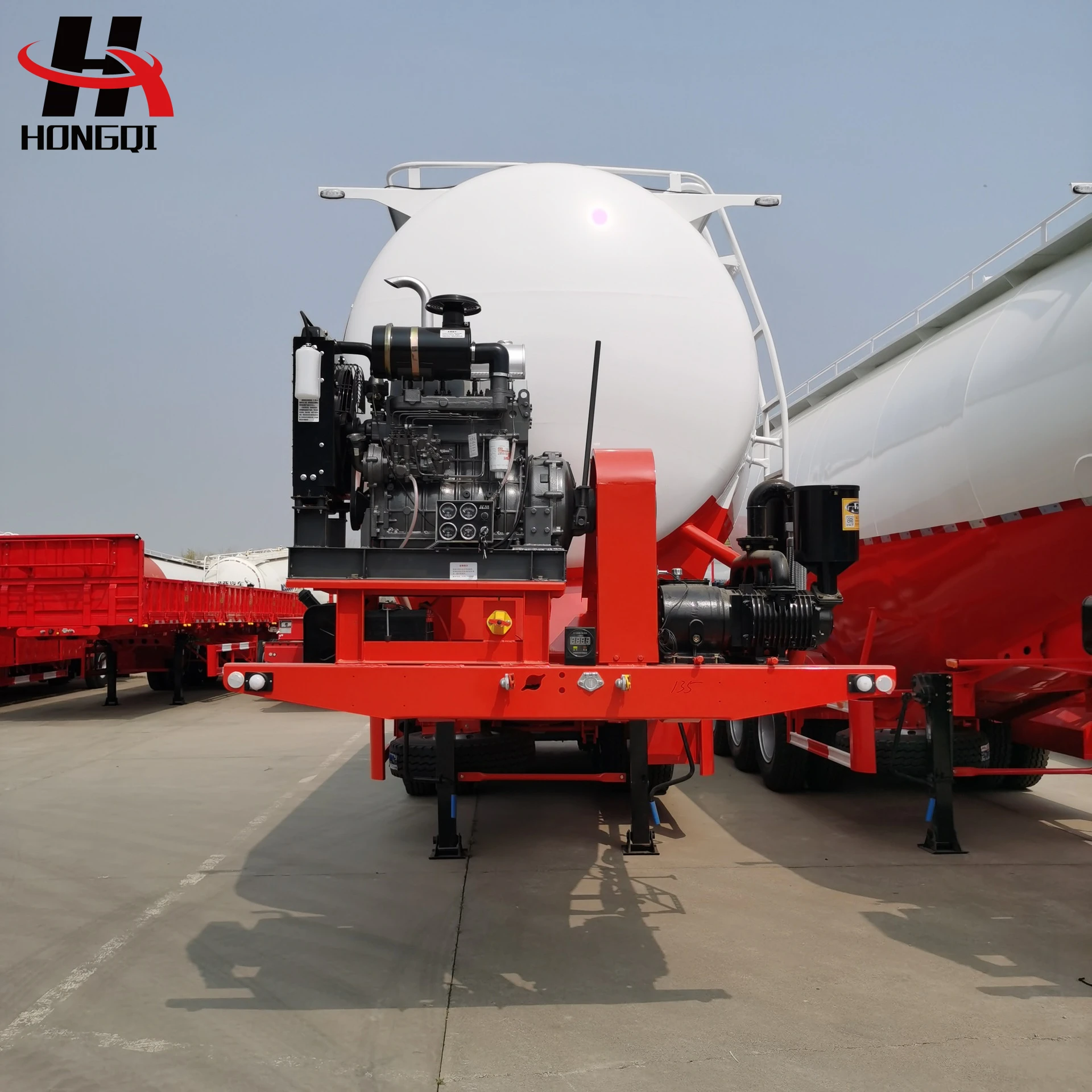 W Shape 60cbm Bulk CementTanker