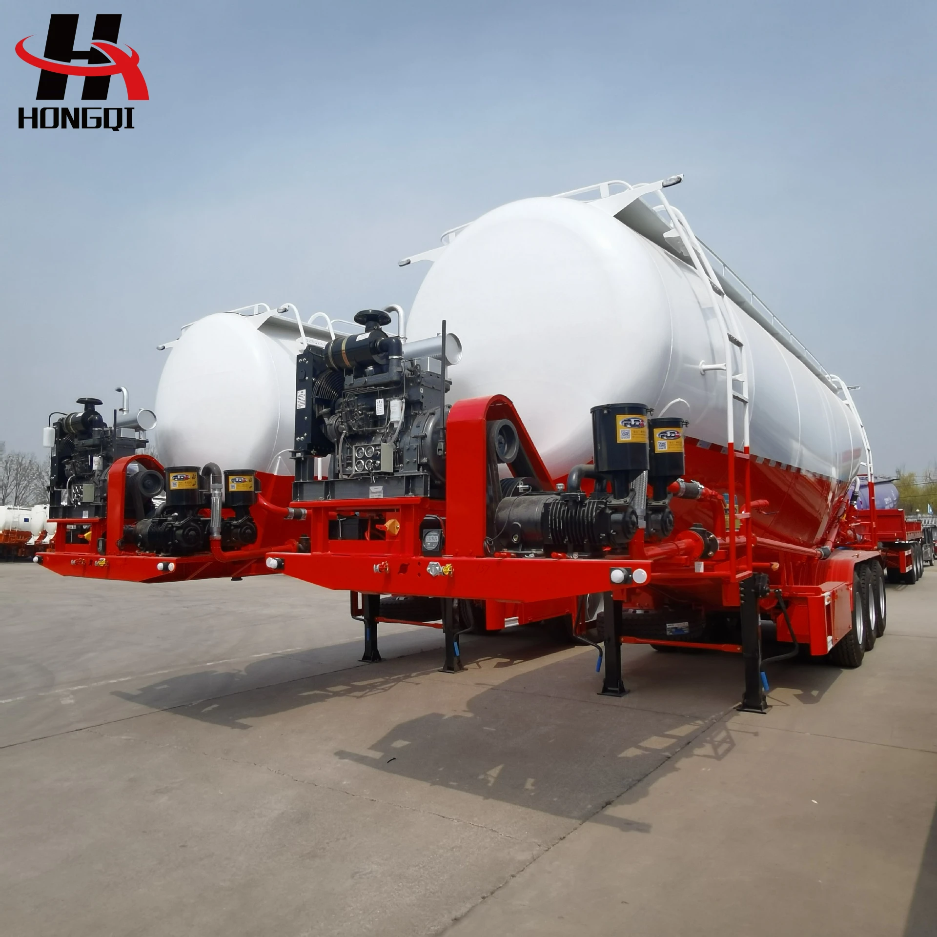 W Shape 60cbm Bulk CementTanker