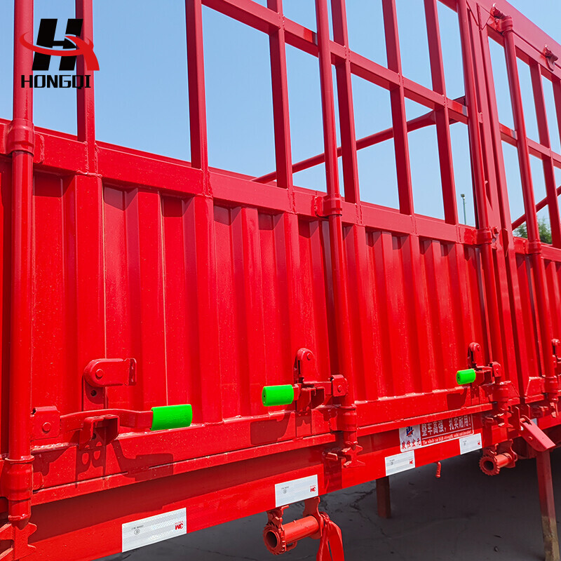 Fence Semi Trailer 60 Tons Cargo Transport Trailers