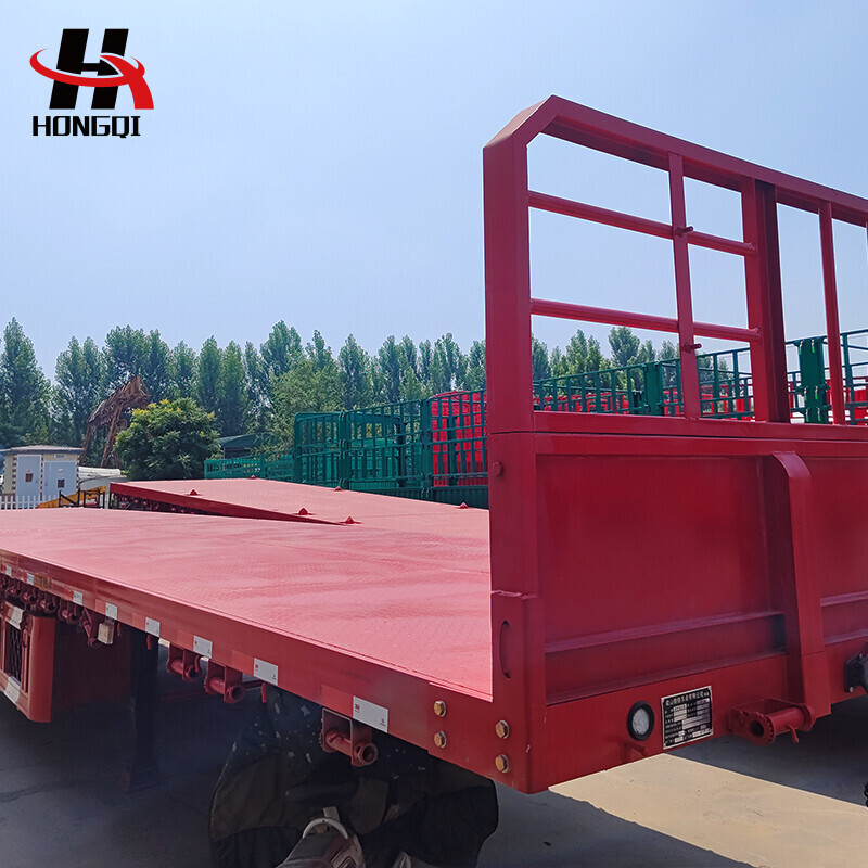Heavy Truck 3 4 5 Axles Container Flatbed Trailer