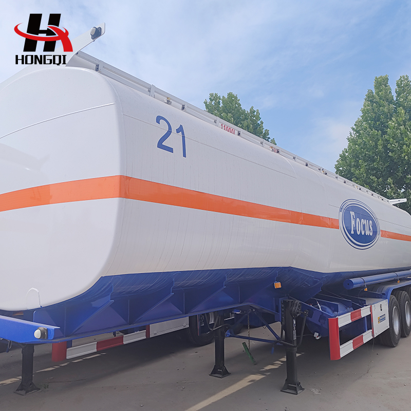Tri Axle Oil Tanker Semi Trailer