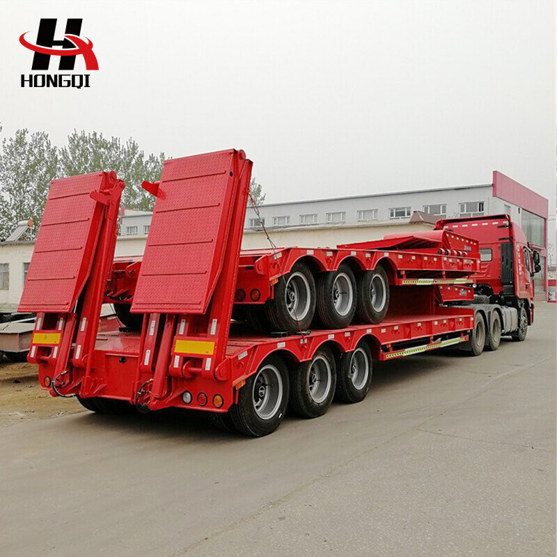 4 Axles Lowbed Trailers Price For sale