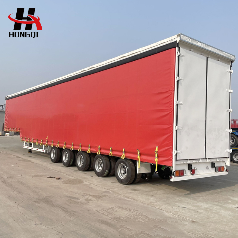 60 Tons Side Curtain Semi-Trailer