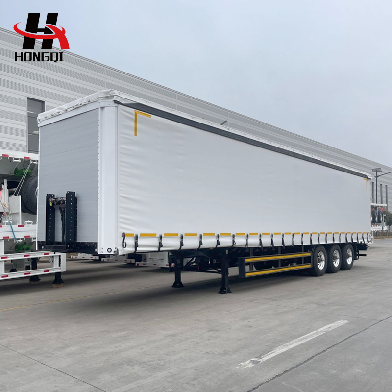 3 Axle Side Curtain Semi Trailer