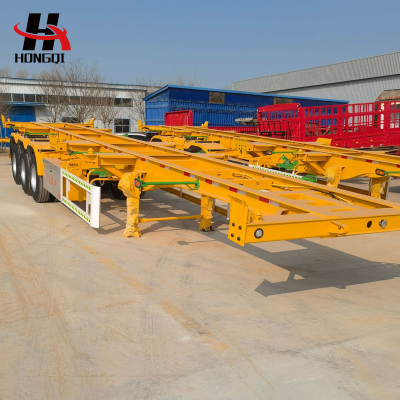 3 Axle Skeleton Semi Trailer