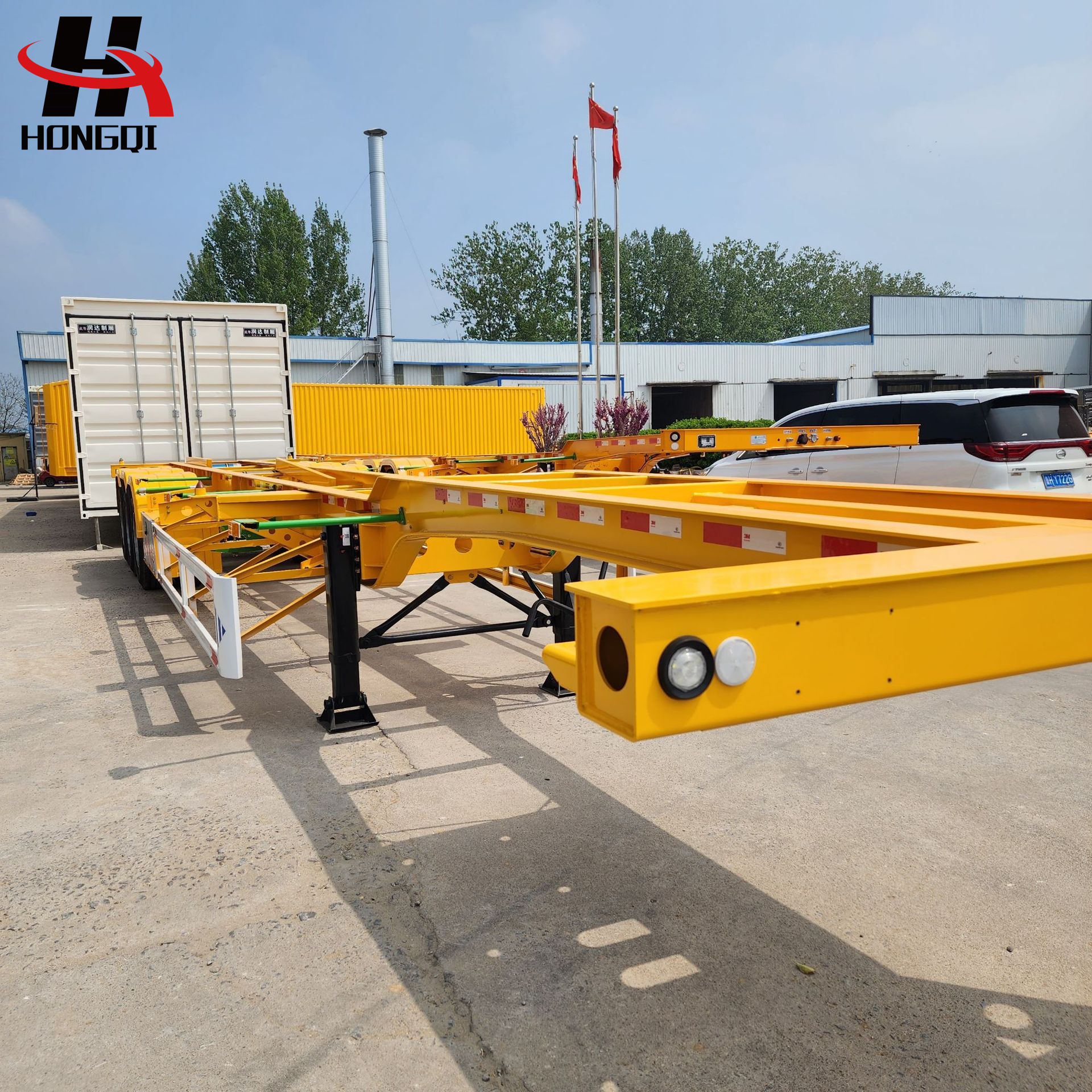 3 Axle Skeleton Semi Trailer