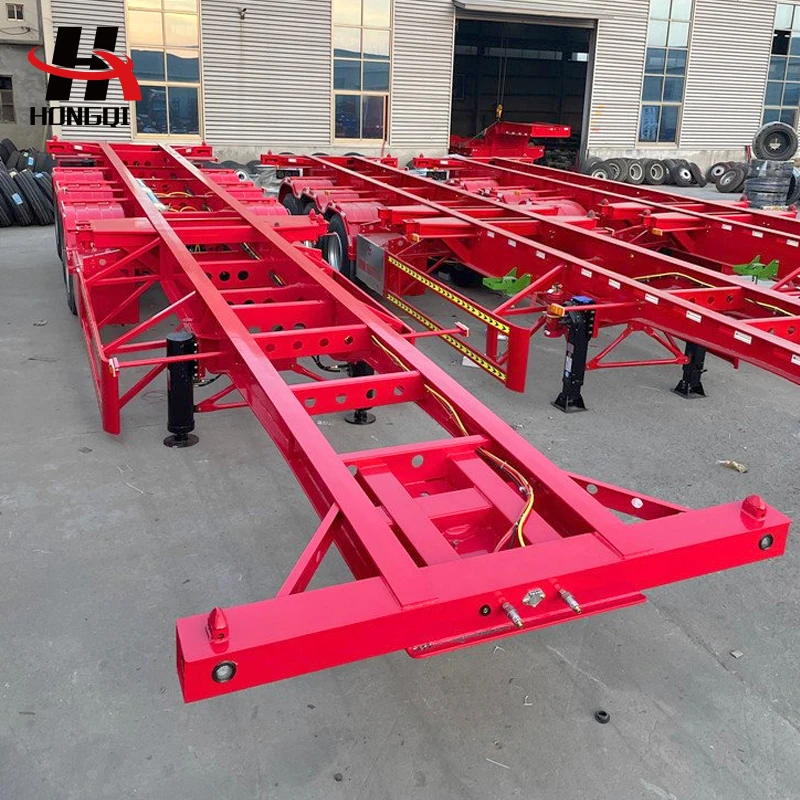 3 Axle Skeleton Semi Trailer
