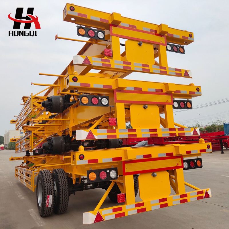 3 Axle Skeleton Semi Trailer