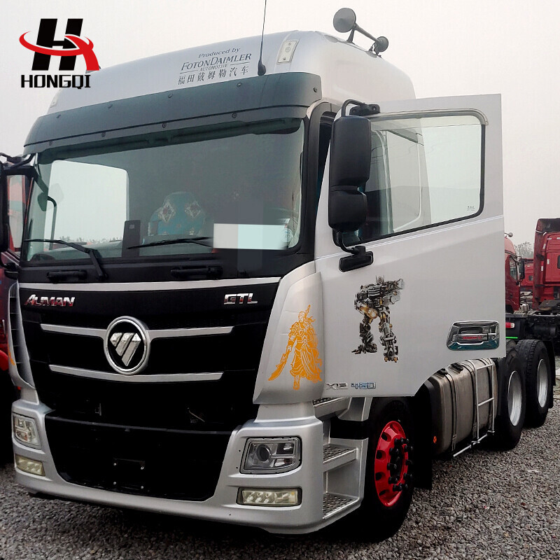 Hot Selling Foton Auman GTL Premium 460 HP 6X4 tractor trailer trucks