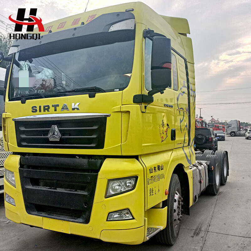 Used Sinotruk C7H heavy truck 540 HP 6X4 Automatic Tractor for Sale