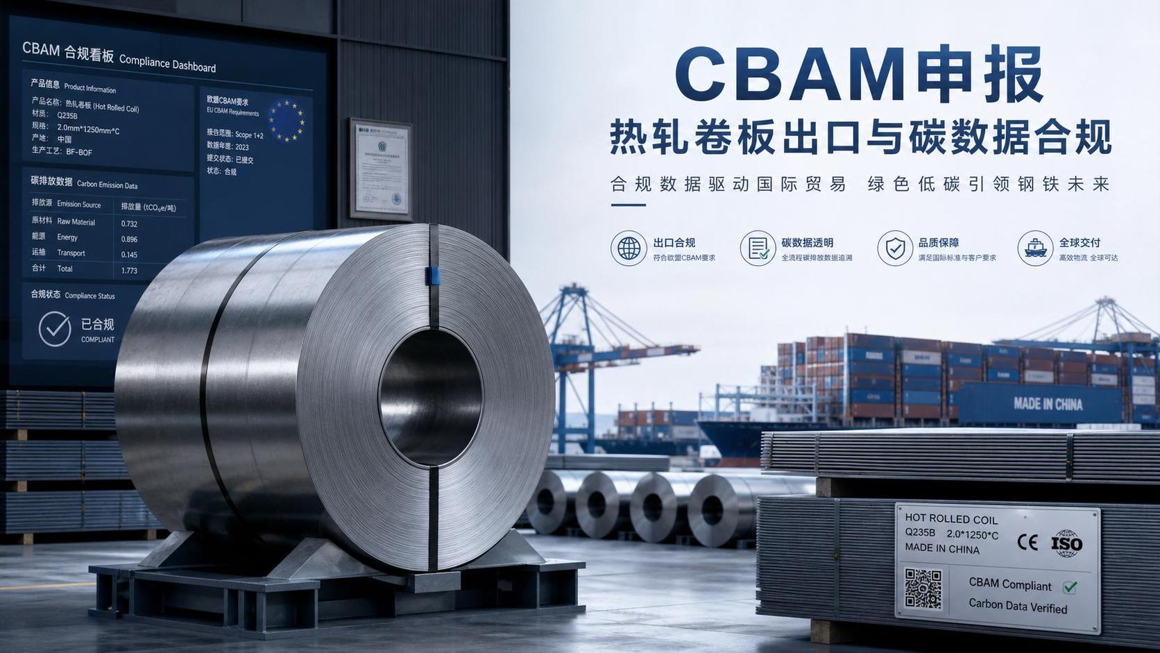 EU CBAM Filing Starts for Chinese Hot-Rolled Coil EU CBAM Filing Starts for Chinese Hot-Rolled Coil