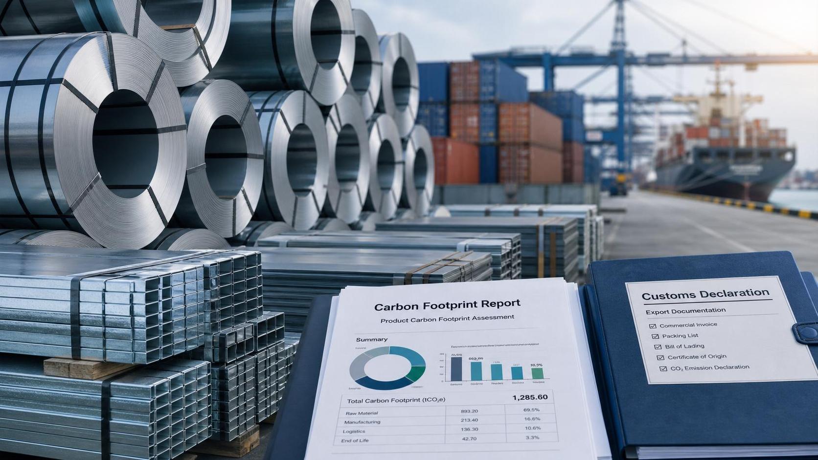 China Customs Adds Carbon Footprint Filing for Steel Exports China Customs Adds Carbon Footprint Filing for Steel Exports