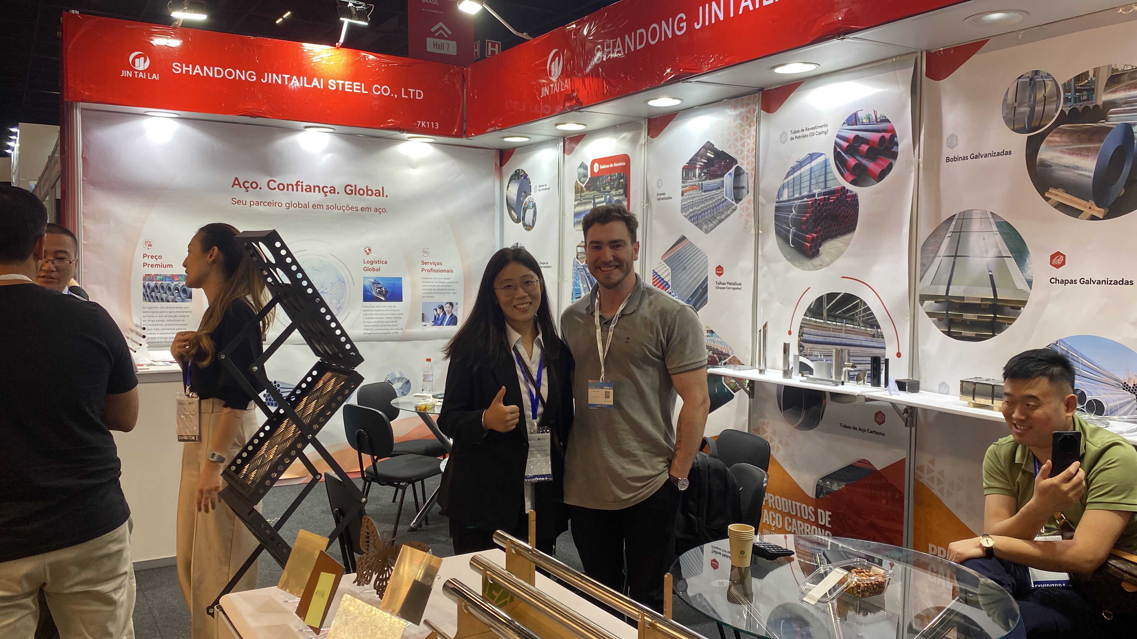 Shandong Jintailai Steel Expands South American Footprint via Participation in Brazil Steel Industry Exhibition