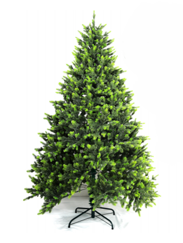 Two Color Medium Five Branch PE Christmas Tree