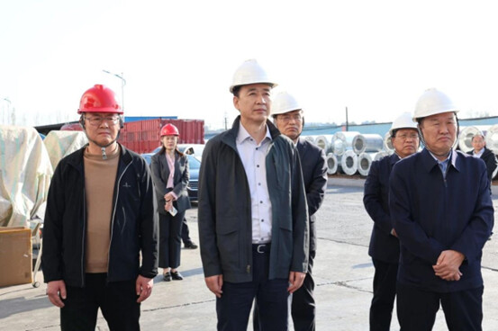 Current Affairs | Binzhou Municipal Party Committee Deputy Secretary and Mayor Li Chuntian and his delegation investigated Fuhai New Materials' environmental protection innovation