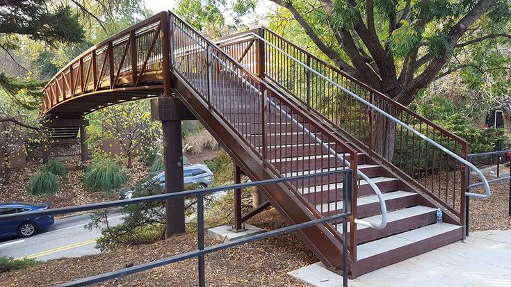 Prefabricated Steel Portable Footbridges for Sidewalks and Pedestrian