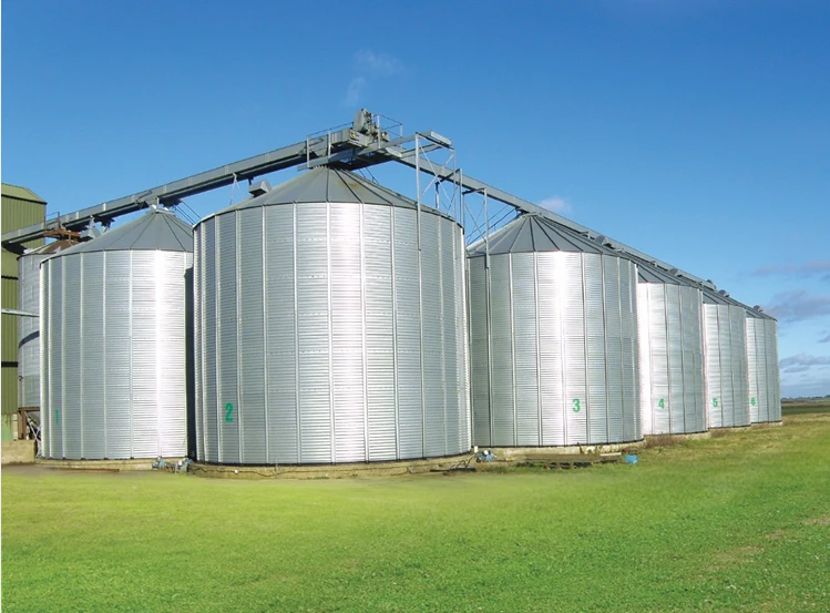 Steel Silos with Transportation Units