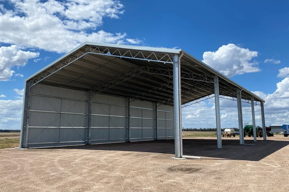 Customized Steel Construction Warehouse Solutions for Heavy-Duty Storage Applications Ventilated Steel Warehouse