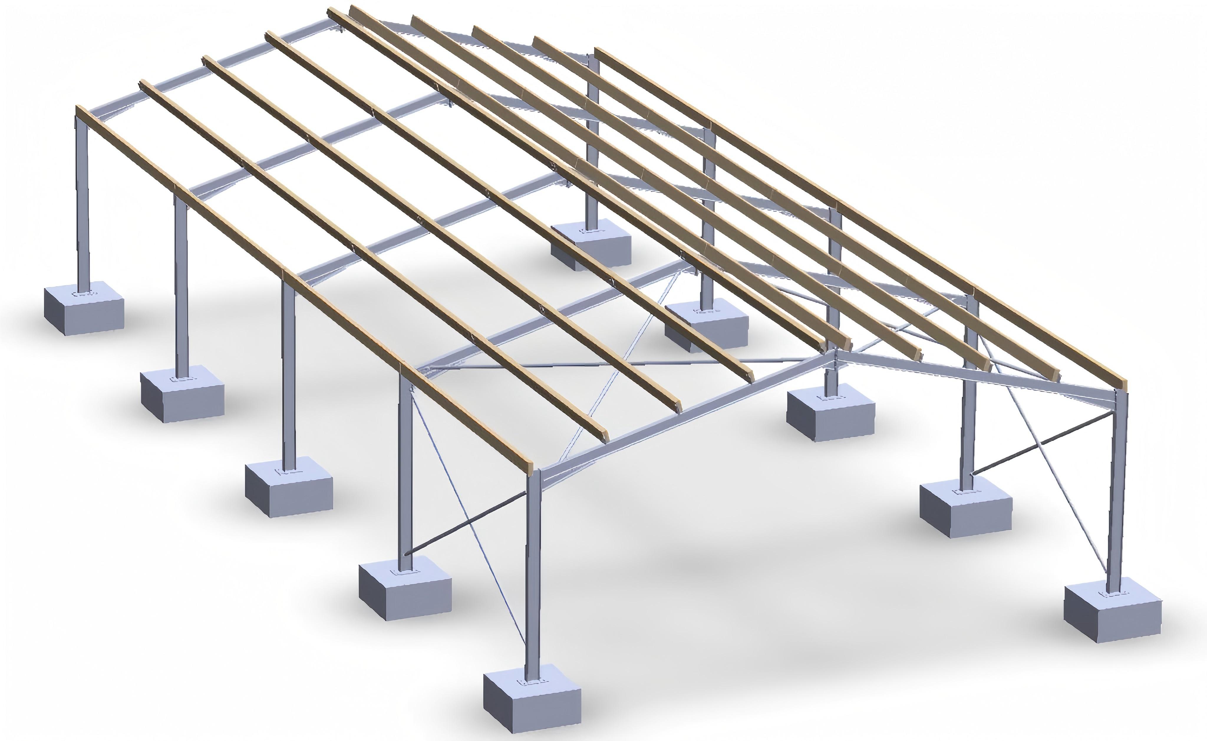 Why are steel portal frames commonly used?