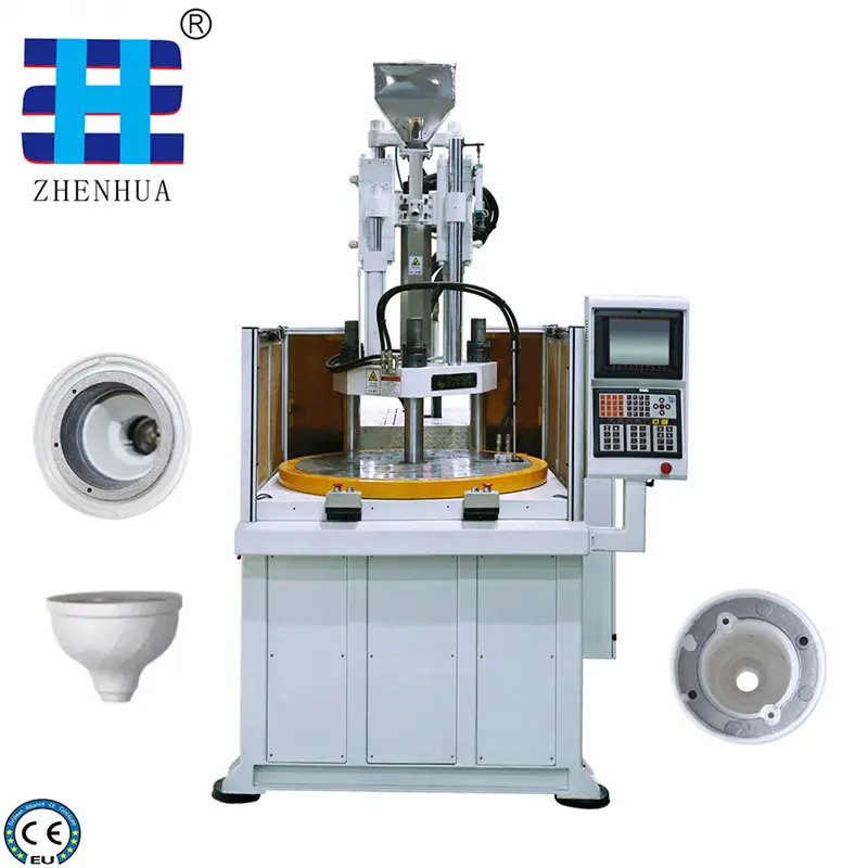 Vertical IMM with 3 Stations Rotary Table for LED Bulb Housing