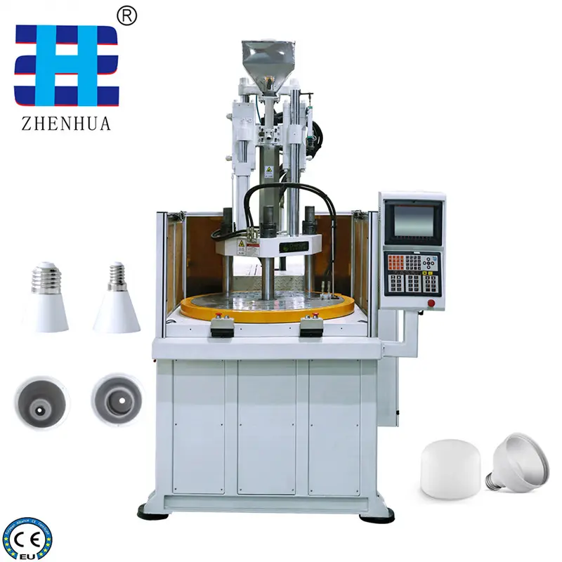 Vertical IMM with 3 Stations Rotary Table for LED Bulb Housing