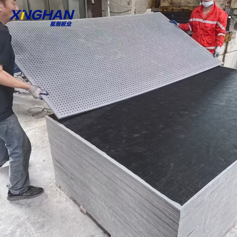 Perforated sound absorbing panels