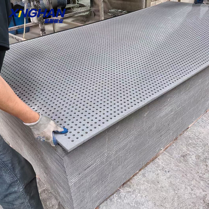 Perforated sound absorbing panels