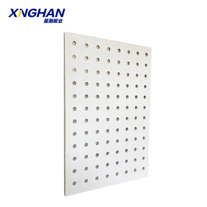 Perforated sound absorbing panels