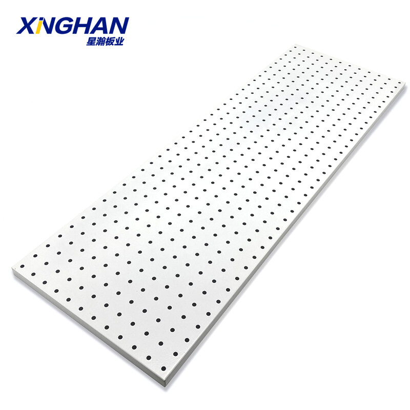 Perforated sound absorbing panels