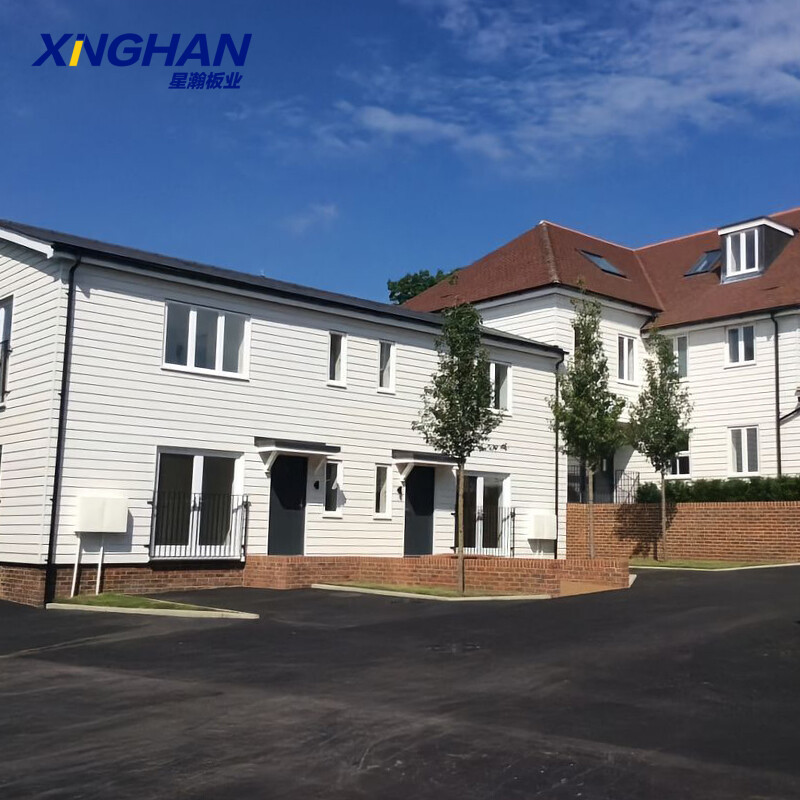 Fiber cement wood grain board