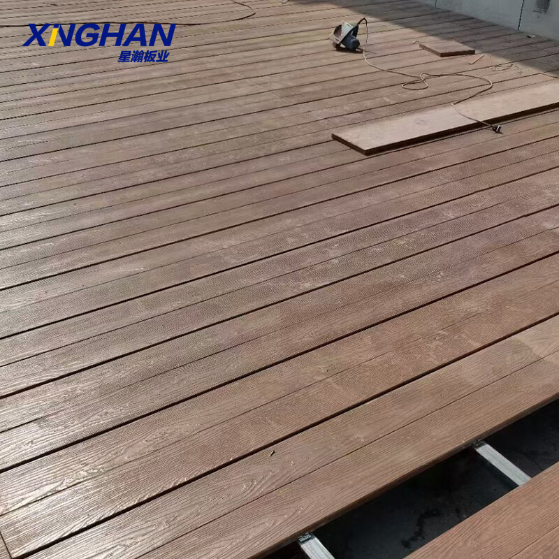 Fiber cement boardwalk board