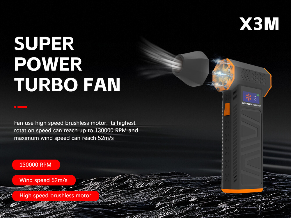 Car Clean Power Turbo Fan X3M