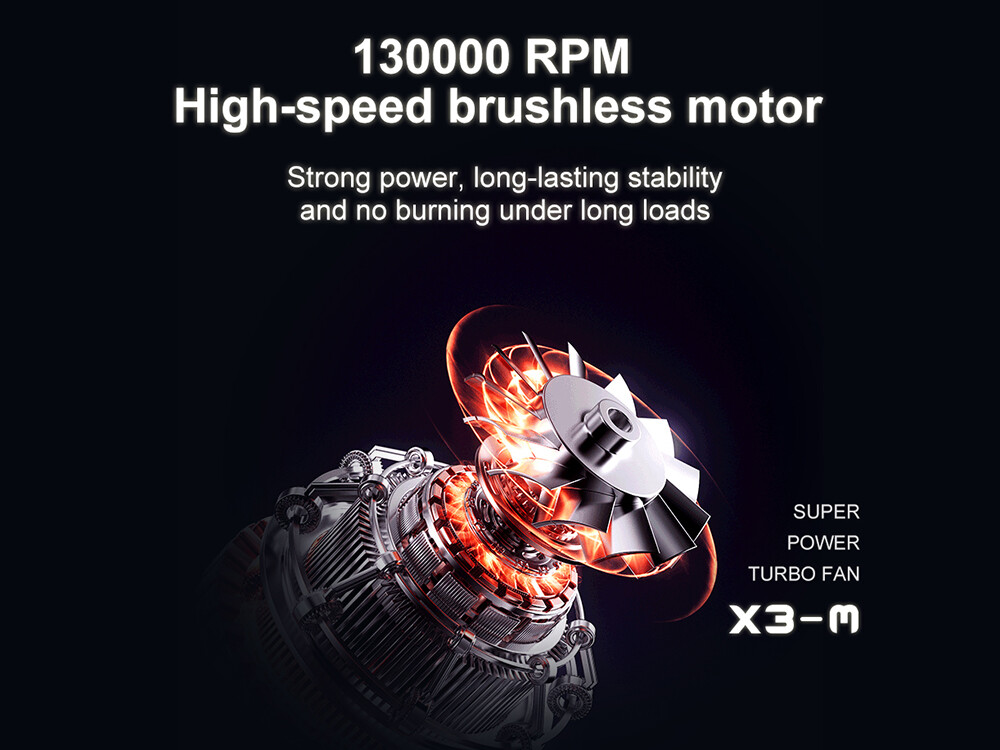 Car Clean Power Turbo Fan X3M