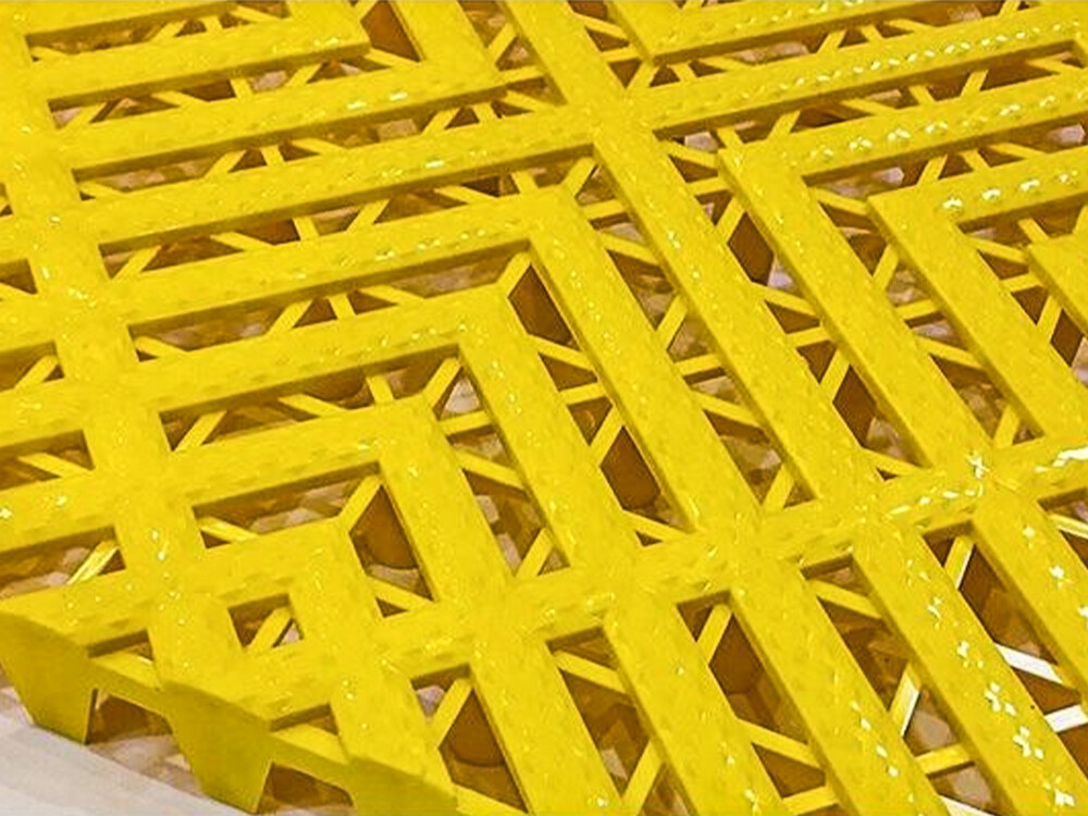 Interlocking PVC Grid Floor Mats for Car Wash Anti-Slip & Drainage Tile