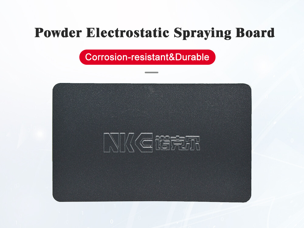 Powder electrostatic spraying board