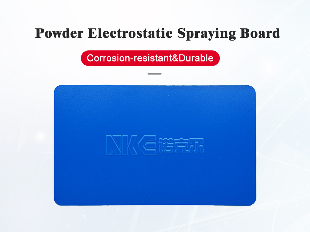 Powder electrostatic spraying board