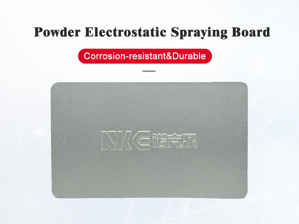 Powder electrostatic spraying board