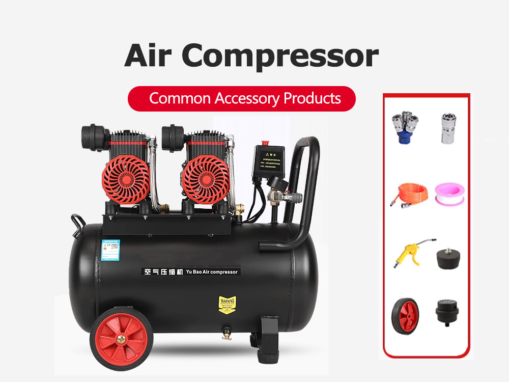 Oil free silent high-pressure machine