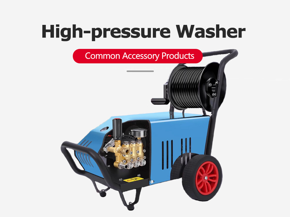 High pressure water flow cleaning machine