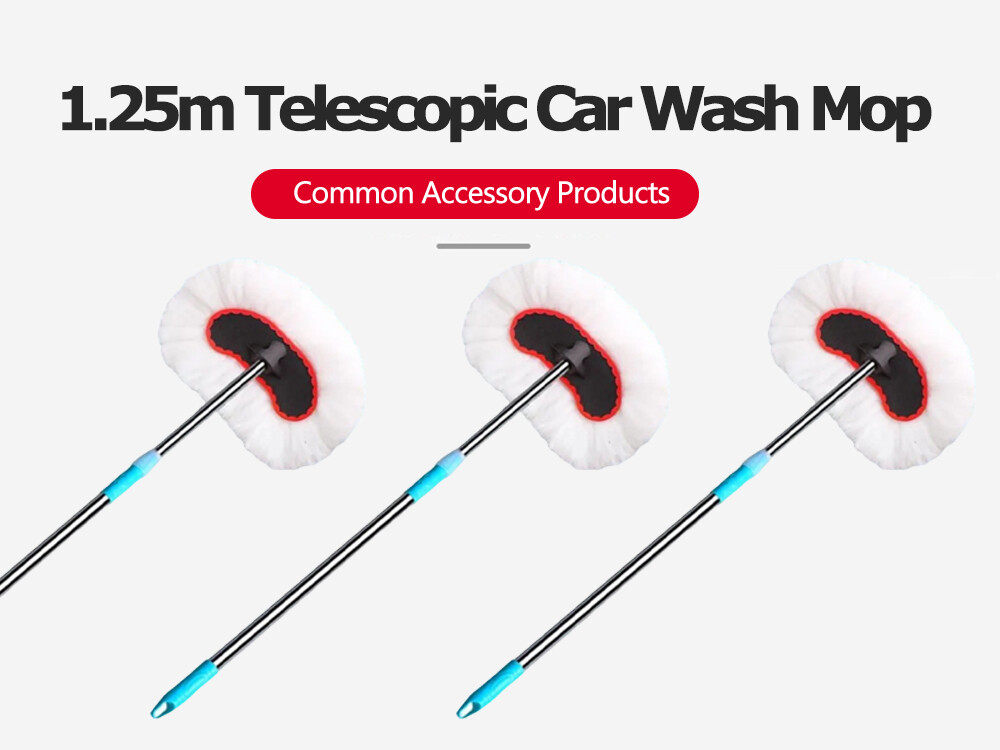 Telescopic car wash mop