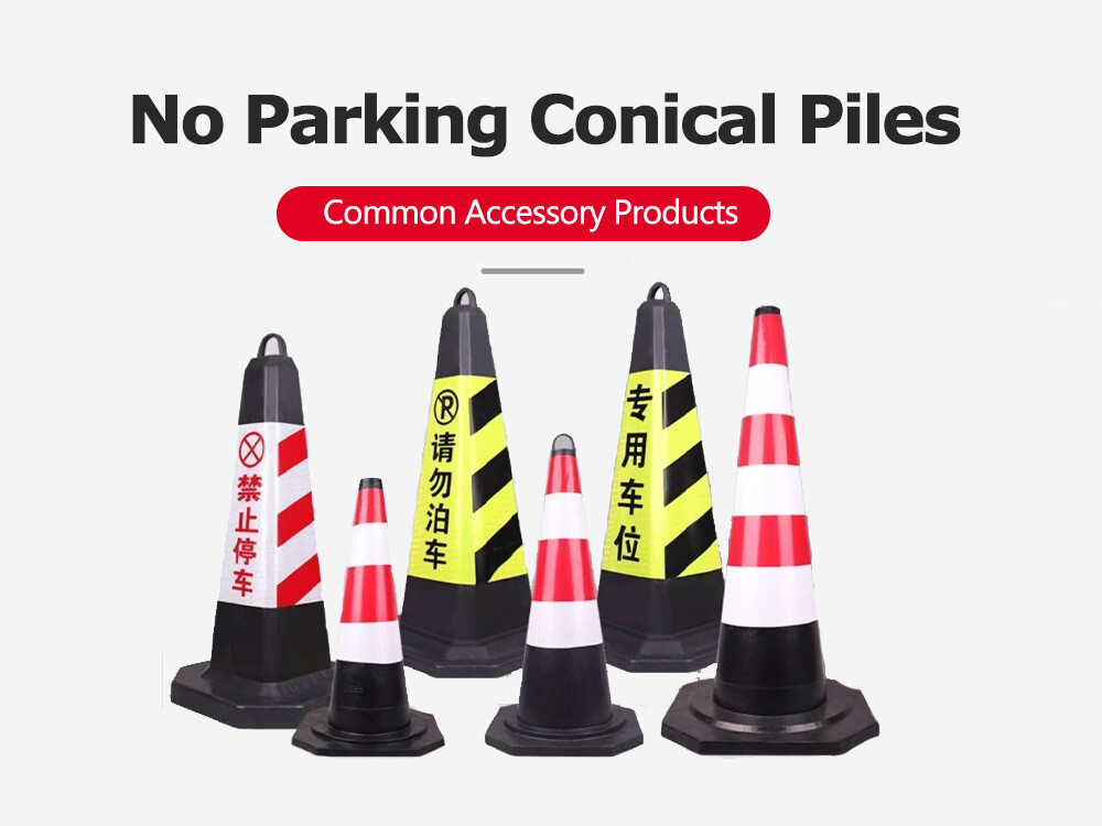 No Parking Conical Piles