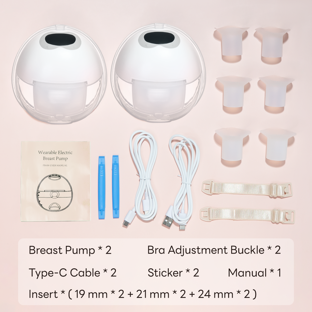Compact, Silent FB618 Wearable Breast Pump